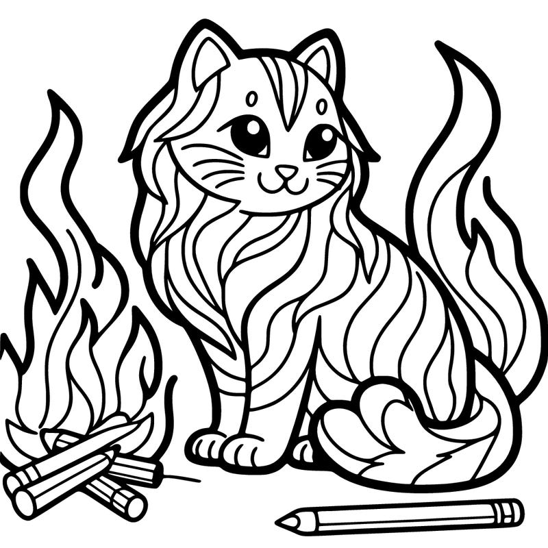 fire cat