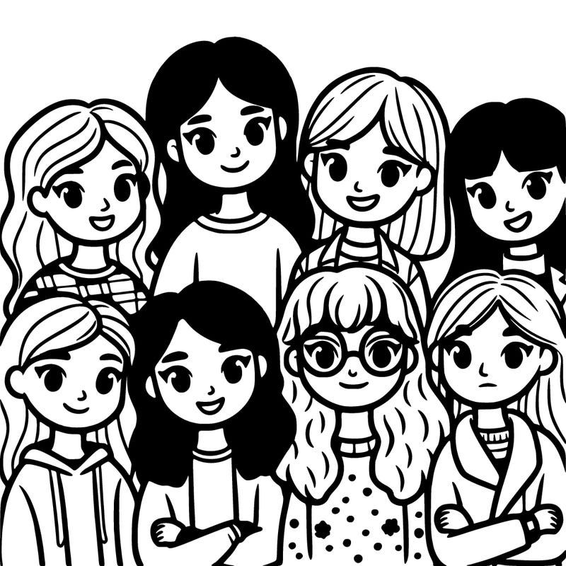 group of girls
