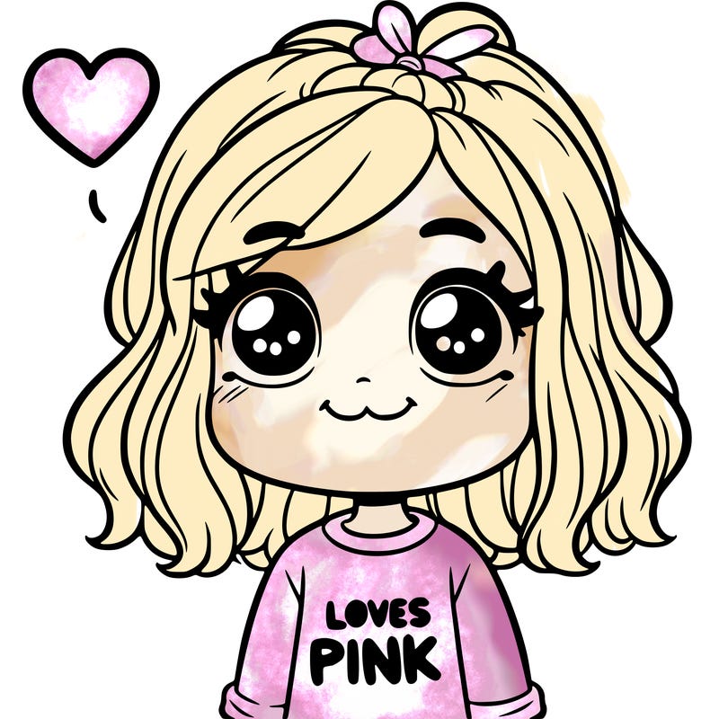 girl that loves pink