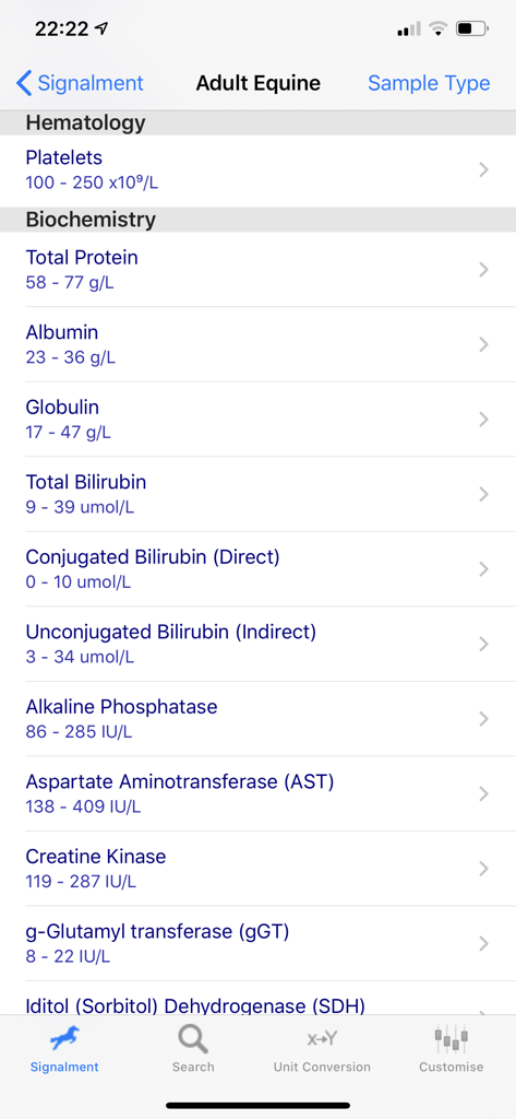 Equine Lab | Veterinary Reference Ranges & Clinical Interpretation