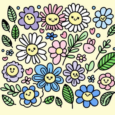 cute flower pattern