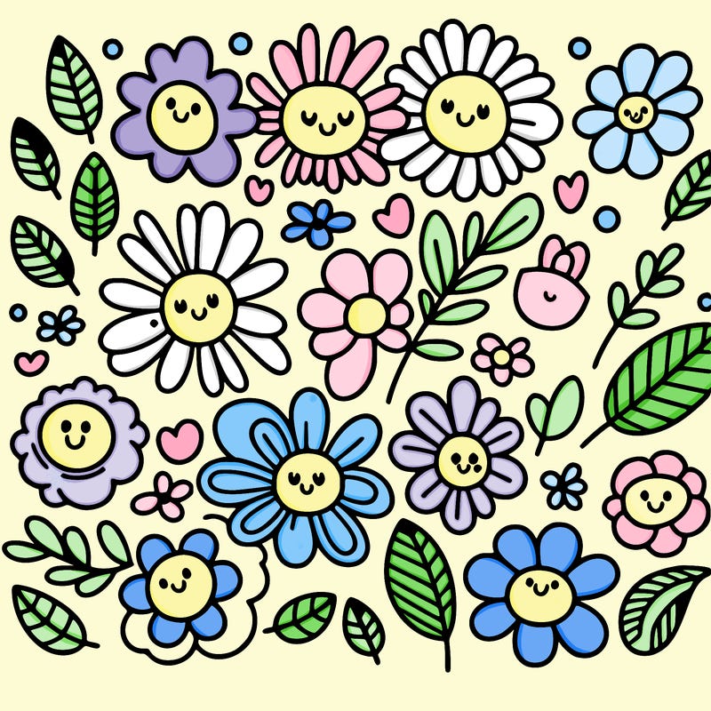 cute flower pattern