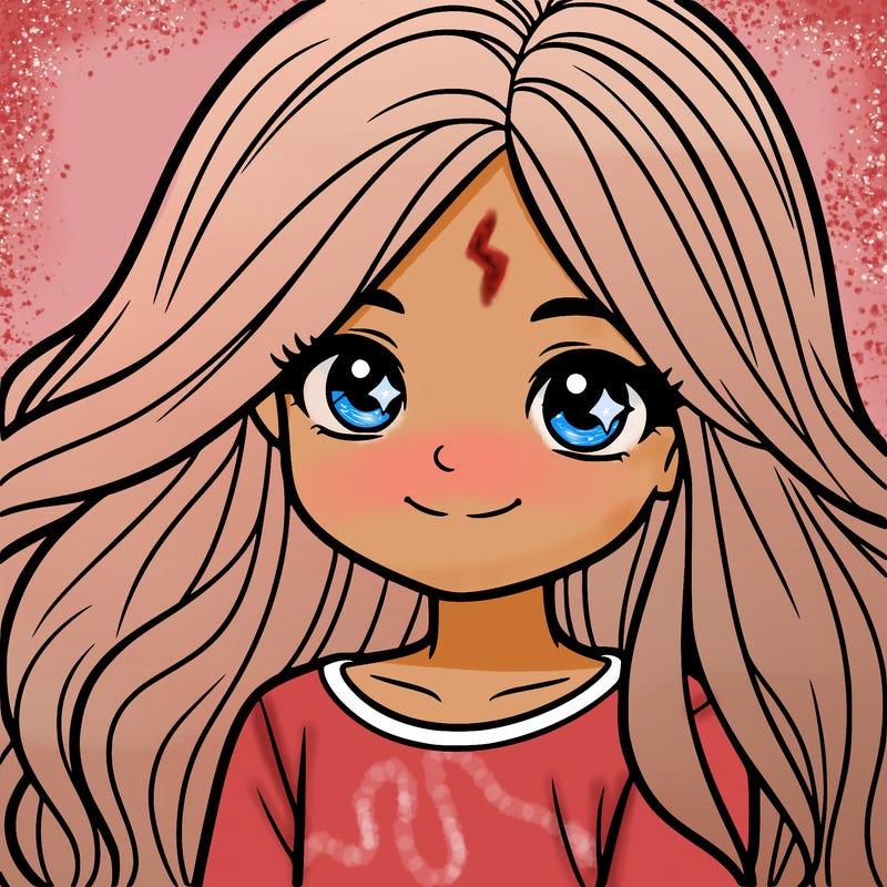 a 12 year old girl with long hair