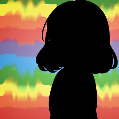 sad girl with glasses in a sweater