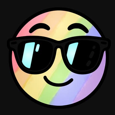 emoji with sunglasses