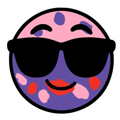 emoji with sunglasses
