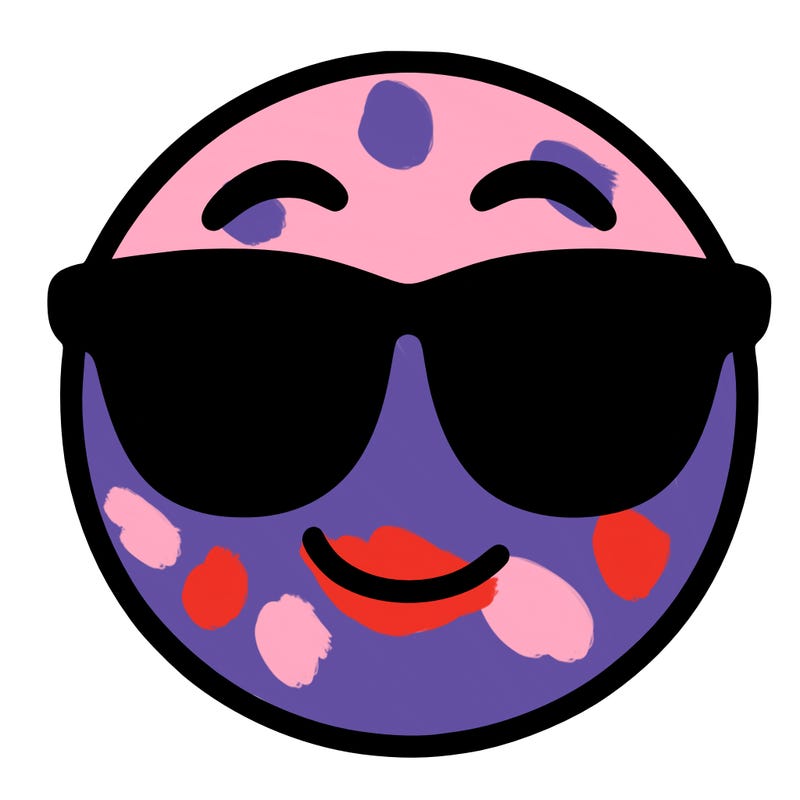 emoji with sunglasses