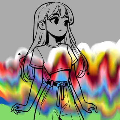 girl in a cute crop top