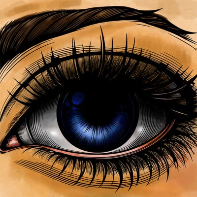 realistic eye