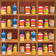 Goods 3D Sorting game grocery