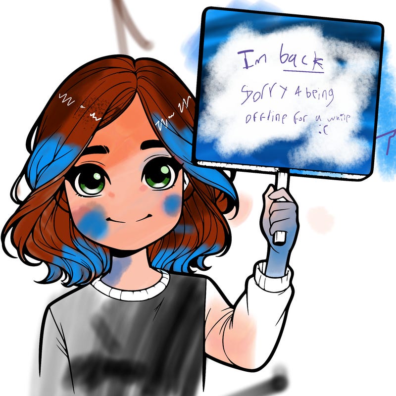 realistic girl holding up a sign