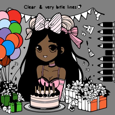 realistic girls b-day