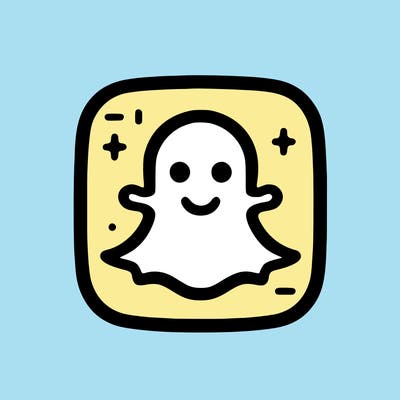 snapchat app icon no face