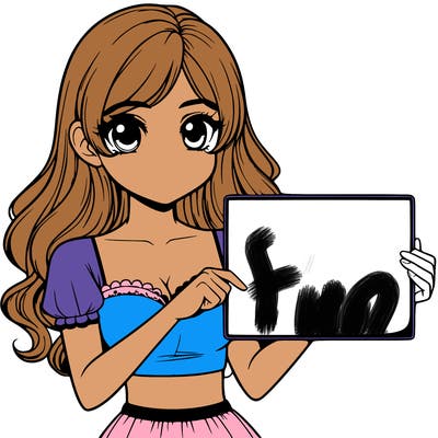 realistic pretty girl holding blank sign