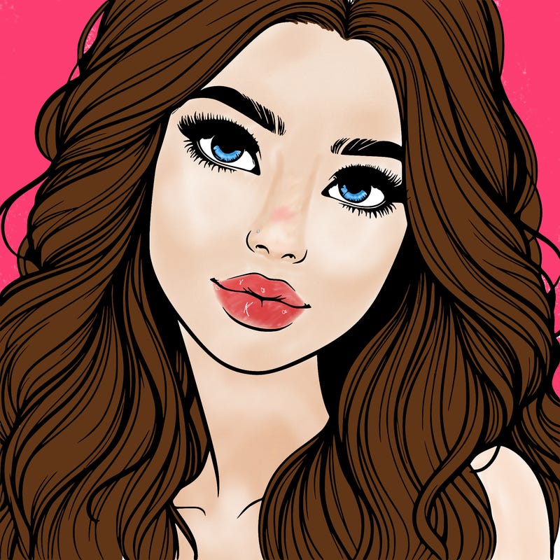 beautiful realistic girl