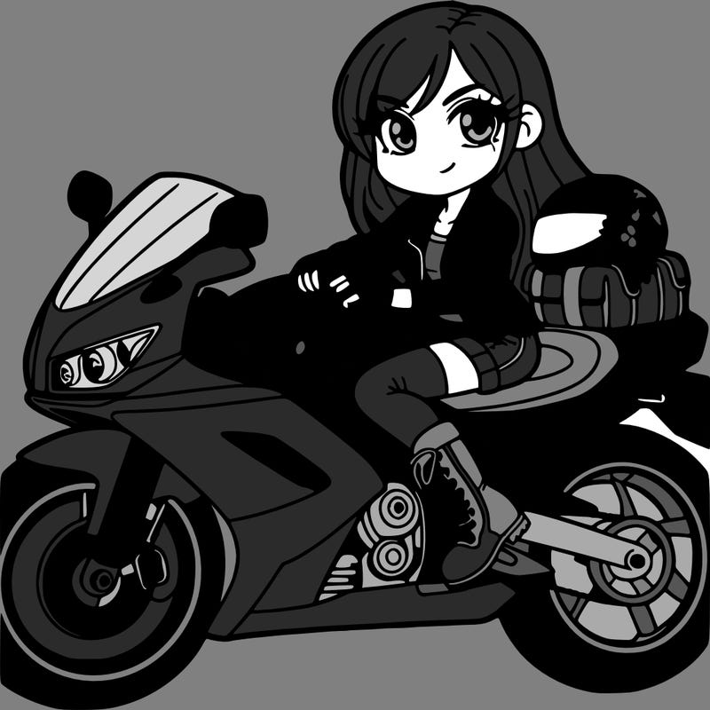 motorcycle girl