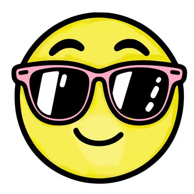 emoji with sunglasses