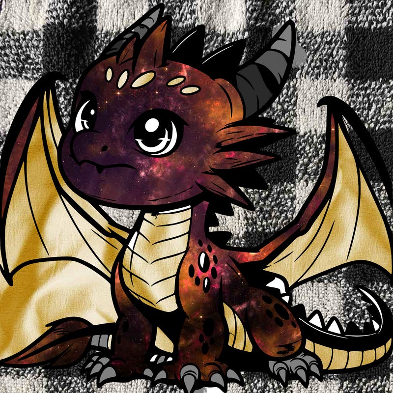 fierce baby night dragon