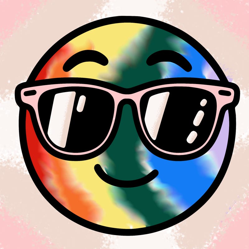 emoji with sunglasses