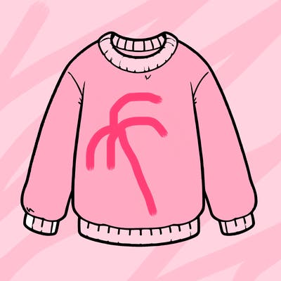 al, white sweater blank sweater no details