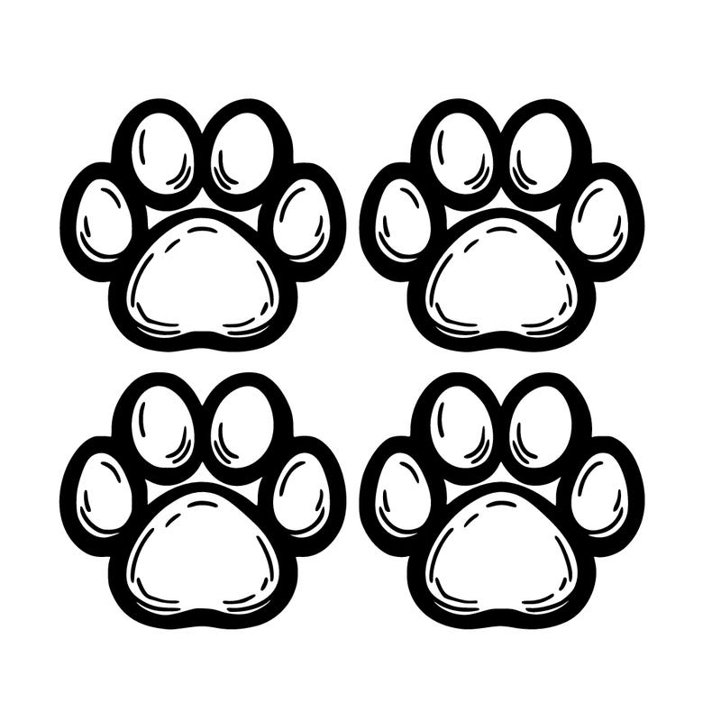 four paw prints