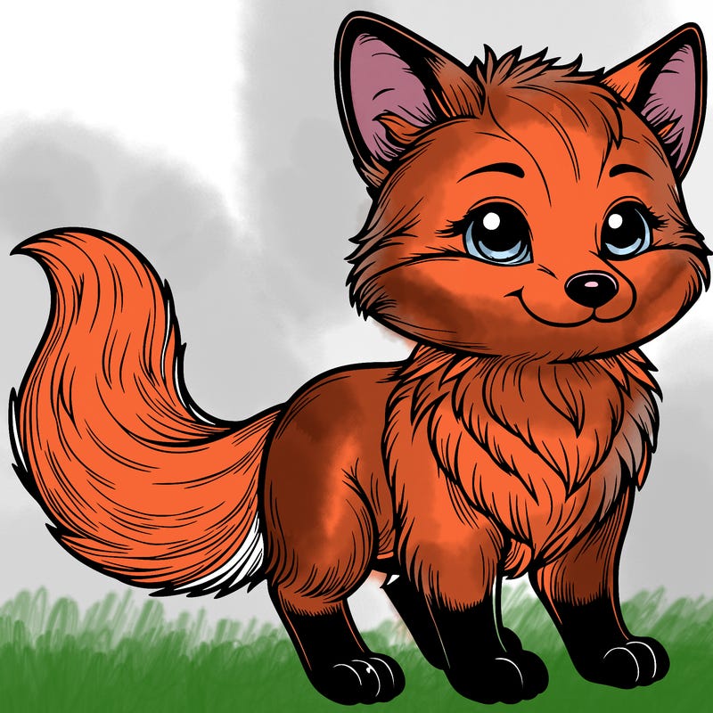 realistic fox