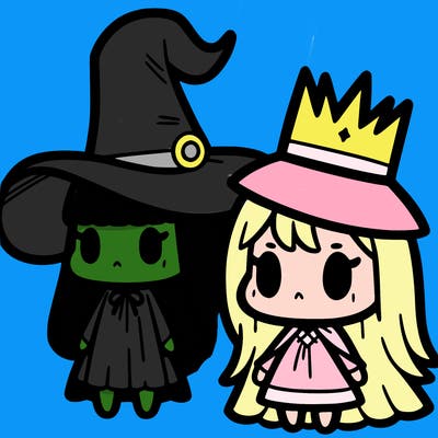 elphaba and glinda
