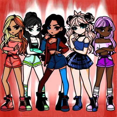 realistic baddie girls