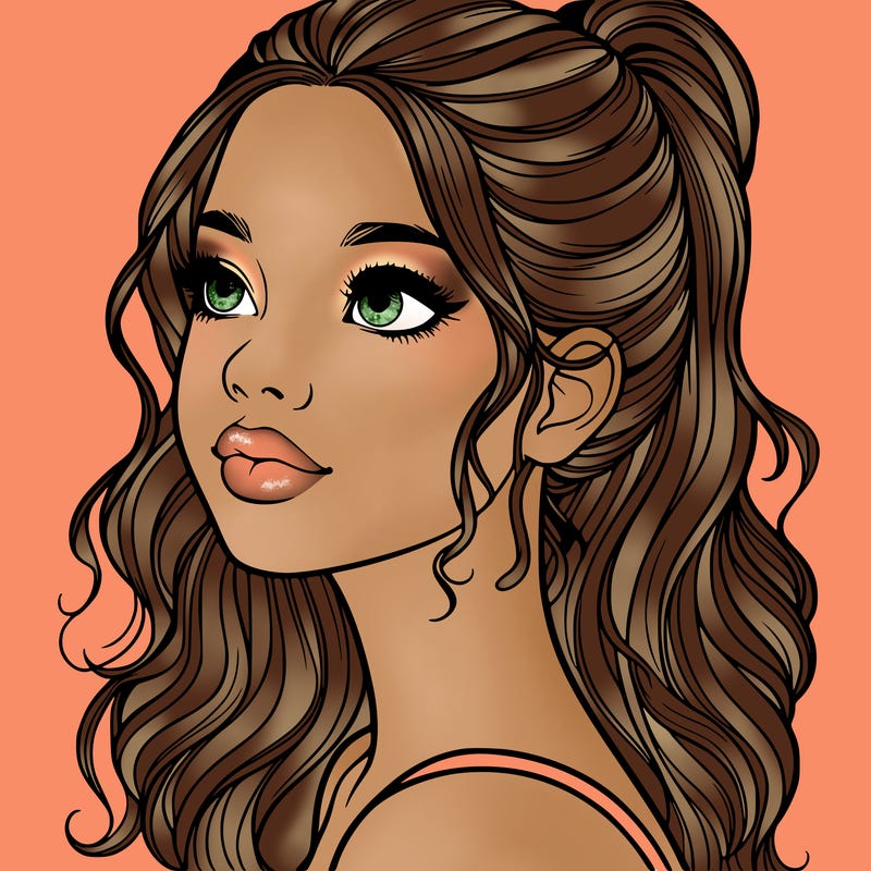 beautiful realistic girl