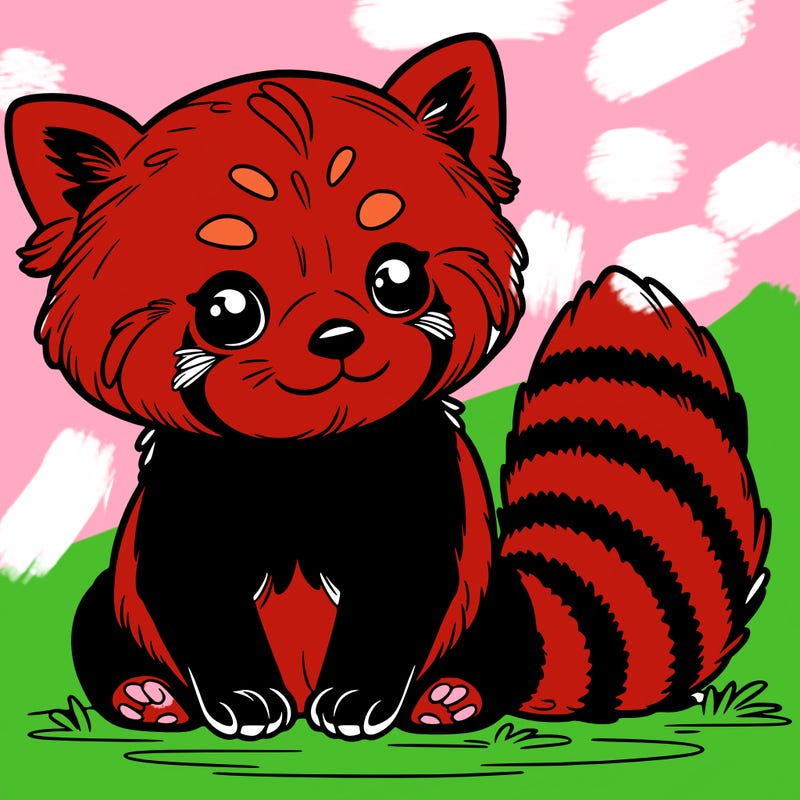red panda