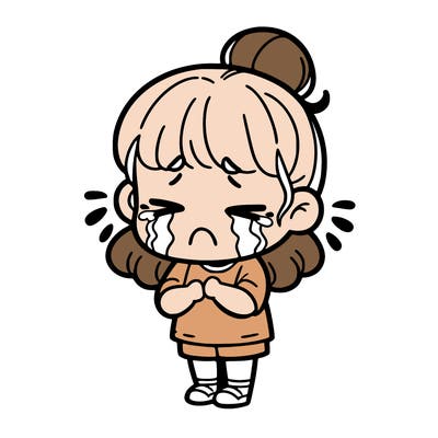 girl crying