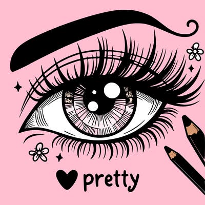 pretty eye