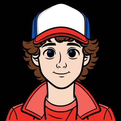 dustib henderson from stranger things