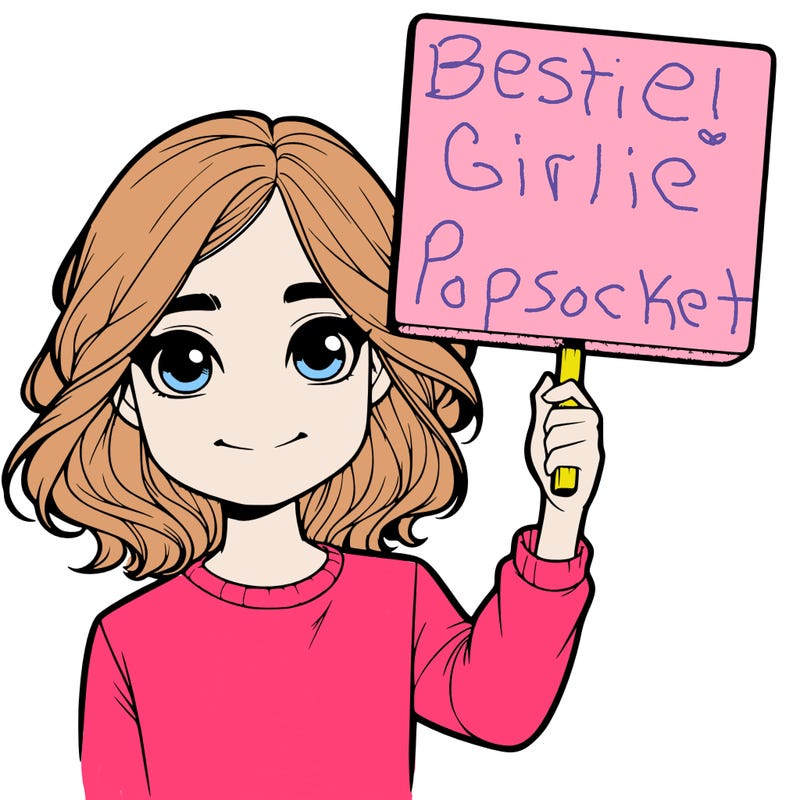 realistic girl holding up a sign