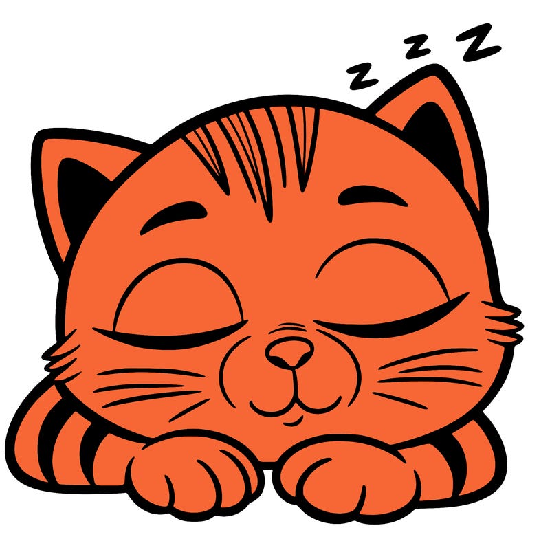 sleepy cat