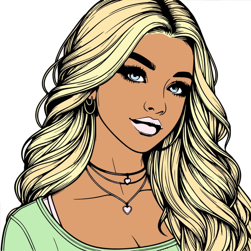 detailed realistic girl