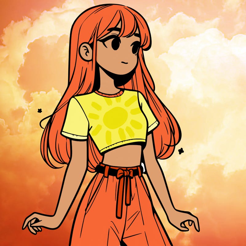 girl in a cute crop top
