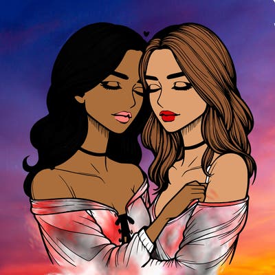 realistic girls in love