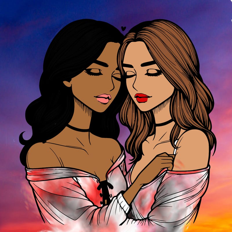 realistic girls in love