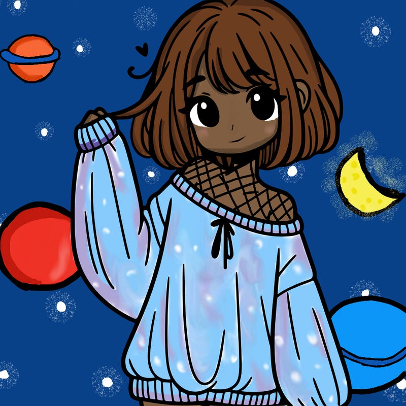 girl in baggy sweater hanging off her shoulder