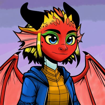 realistic dragon girl