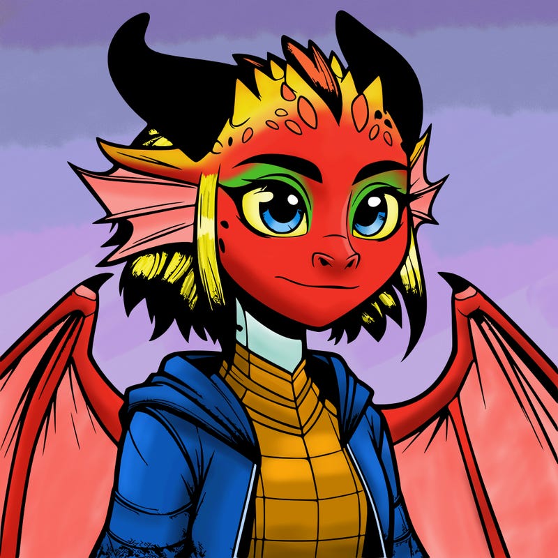 realistic dragon girl