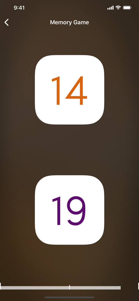 Learn Breton - EuroTalk - Interface du jeu de mémoire de l'application Apprenez le breton affichant des cartes de nombres.