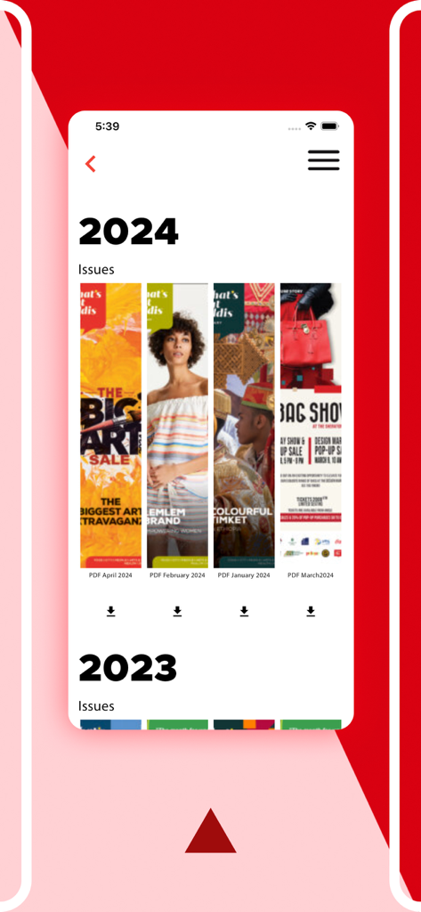 What’s Out Addis - Digital archive of What's Out Addis monthly magazine issues from 2023 and 2024 with download options