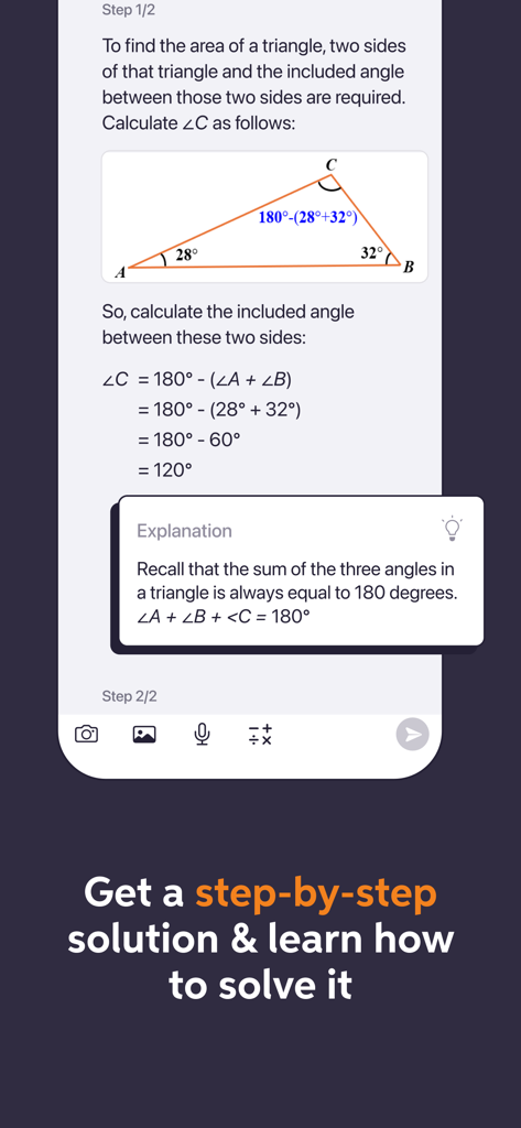 Chegg Study - Homework Help - Step by step geometry math problem solution in Chegg Study app