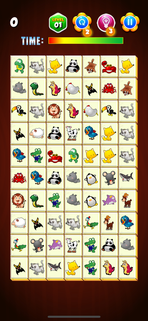 Onet Connect Animals Deluxe - Onet Connect Animals classic tile matching puzzle with cartoon animal icons