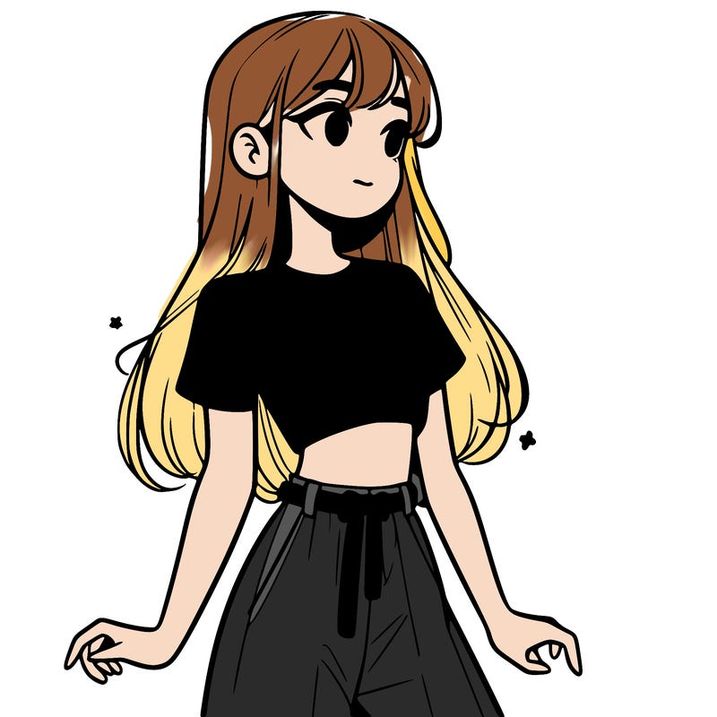 girl in a cute crop top