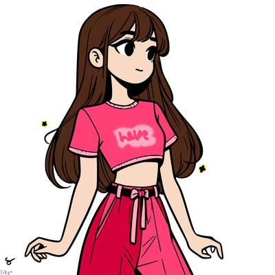 girl in a cute crop top