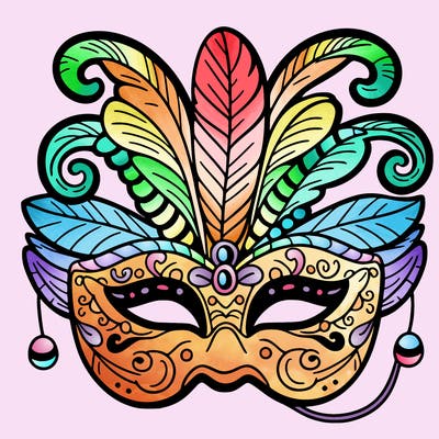 carnival mask