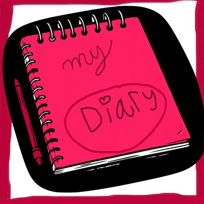 a blank sketch pad